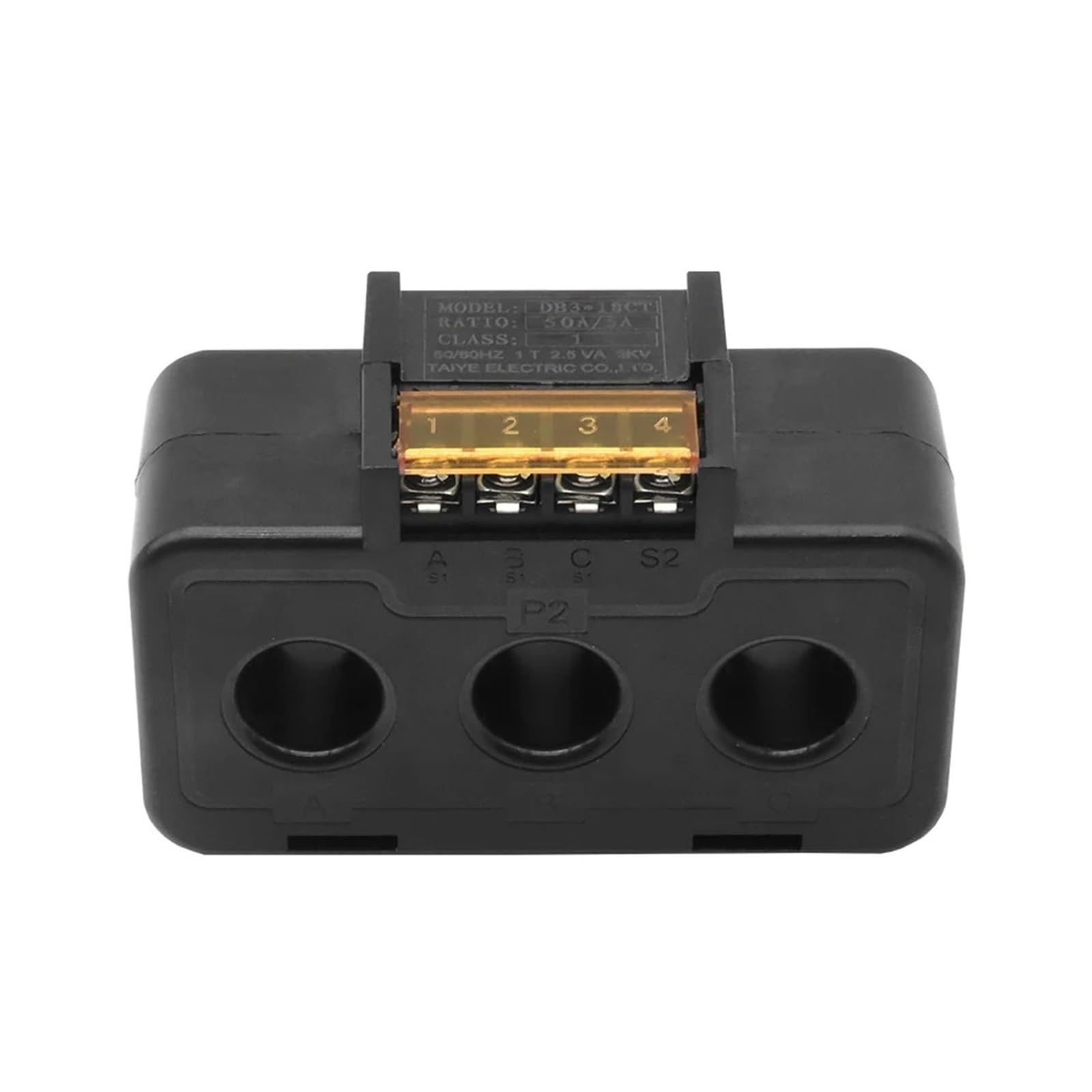 CLEUFWKO Three Phase 0.5 Class Current Transformer CT5 AC Current Transformer 50A 100A 200A Current Sensor(100A)