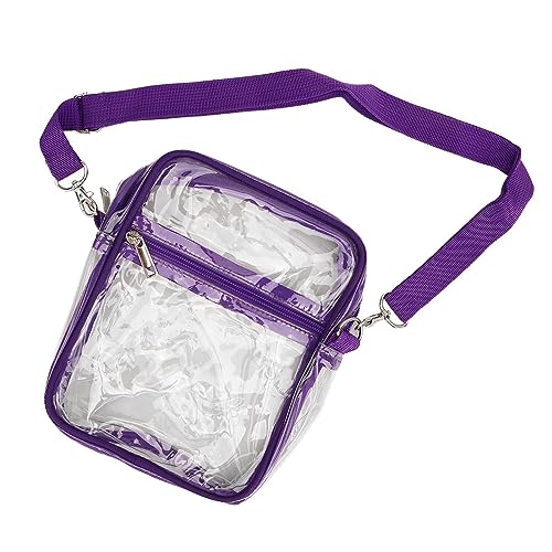 Clear Messenger, Transparent Material, with Strap, Ideal for Travel and Daily Use, Quick Access, and Versatile2
