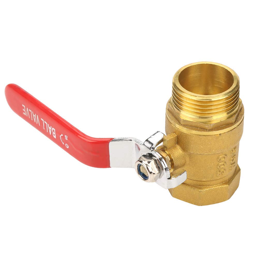 Vanne laiton cylindrique mâle/femelle PN 40 Filetage mâle BSPP = G 3/4 Filetage femelle BSPP = G 3/4
