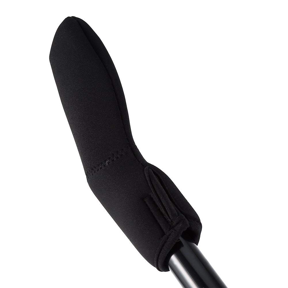 Ejoyous Funda Protectora Carro Bebe, 2 Fundas Funda Protectora Silla de Paseo para Modelos de Cochecito a Prueba de Polvo, Ajuste Universal Funda Manillar Maclaren para Cochecito de Bebé(Negro)