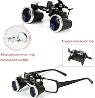 Vista 5 de Lupa médica quirúrgica dental, 3.5X bi-direccional ajustable marco de gafas binocular lupa reloj y reparación de reloj