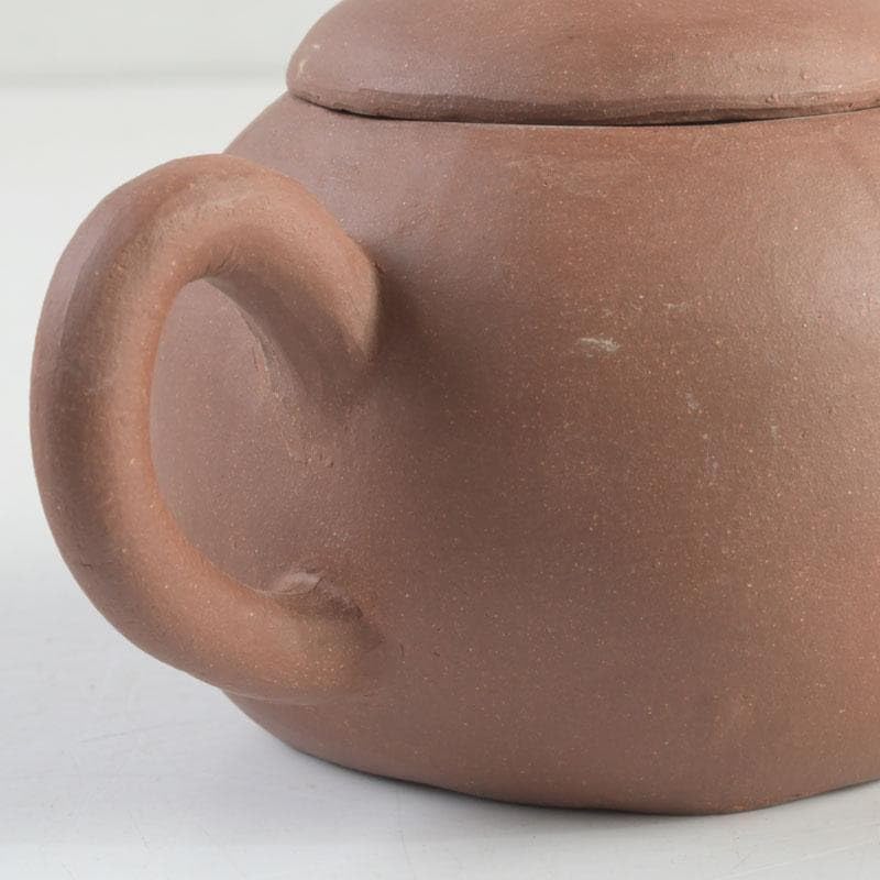 煎茶道具　常滑焼　三代山田陶山製　紫砂　朱泥　急須　共布共箱　V　9568 煎茶道具 常滑焼 三代山田陶山製 紫砂 朱泥 急須 共布共箱 V