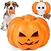 G.C Juguetes para Perros Grandes Resistentes, Juguete Interactivo Perro Halloween Calabaza Juguetes Morder Perros Cepillo de Dientes Juguetes para Cachorro de Perros Pequeños Medianos