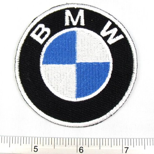 KLB TRADE Famous Car Logo Iron on or Sew on Embroidered Applique Patch 1 Pcs