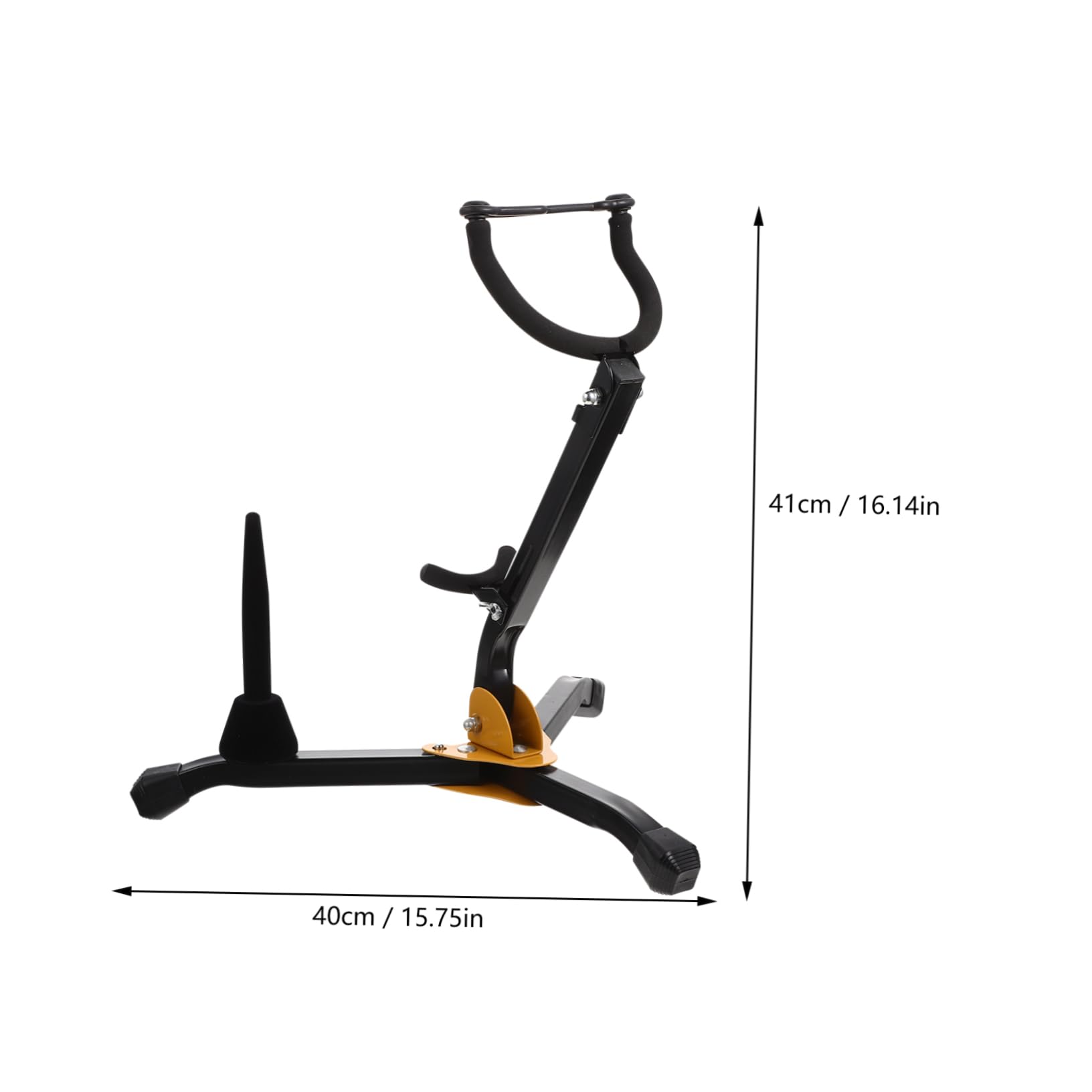 Toddmomy Alto Tenor Saxophone Stand Clarinet Stand Saxophone Holder Space-saving Folding Anti-slip