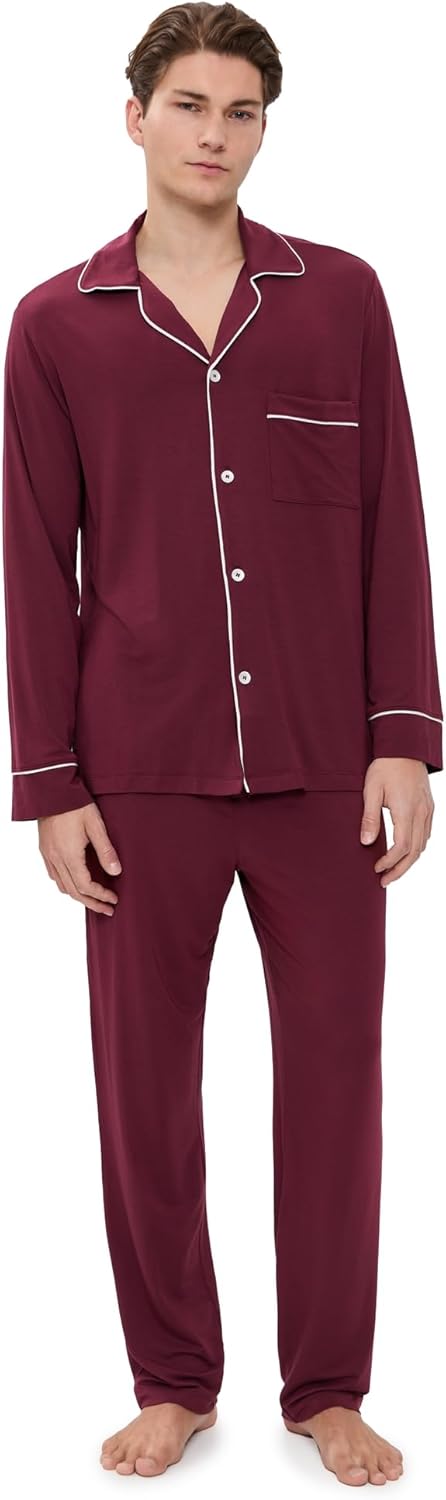 Eberjey Men's William Modal Long PJ Set