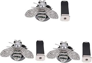 Wakauto 3 Conjuntos De Clipes De Perfume De Carro Clipes De Ventilação De Ar Do Carro Ambientador Clipe De Ventilação De Cristal Clipes De Ventilação De Aromaterapia Clipe De Ventilação