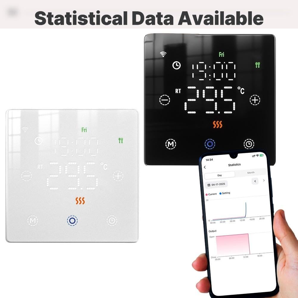 Thermostat de chaudière WiFi à contact sec pour tuya App Control WiFi