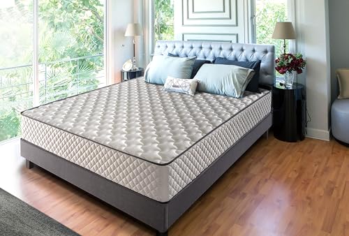 DAGOSTINO Home - Colchón Viscoelástico Florida 80x190 cm | Altura 20 cm | Firmeza Alta y Ergonómica | Reversible Invierno/Verano | Certificado Oeko-Tex | Blanco