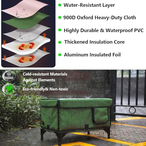 Maison chauffée pour chat dans le jardin un refuge imperméable contre le gel - 7