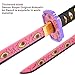 Anime Original-Kokushibo Sword - 41 inch, Fake Original-Kokushibo Katana with Stand, Demon Slayer Katana
