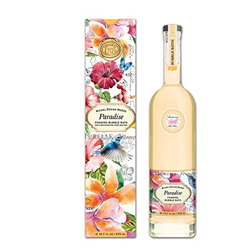 Michel Design Works Plumeria & Hibiscus Scented Luxury Bubble Bath, Paradise