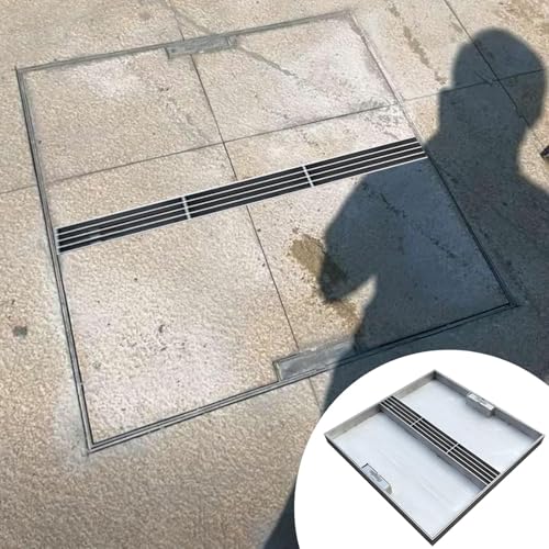 Couvercle de trou d'égout pour terrasse et cour extérieure