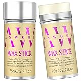 Hair Wax Stick, 2PCS - Wax Stick For Wigs & Edge Control, Easy Absorb, No White Chips & No-Greasy 2.7 Oz.(Pack of 2)