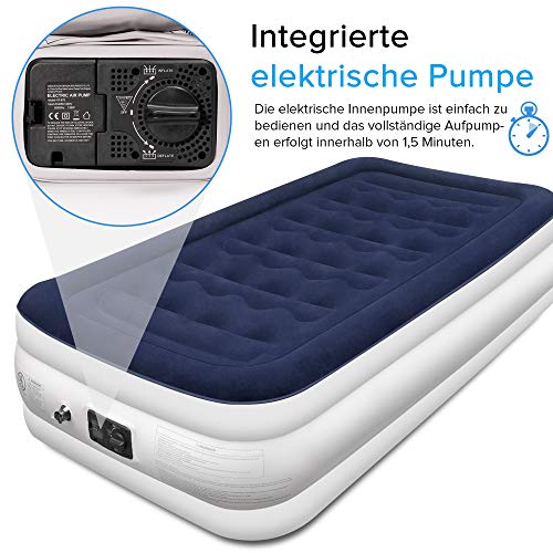 Matelas gonflable premium floqué lit d'appoint gonflable haute résistance