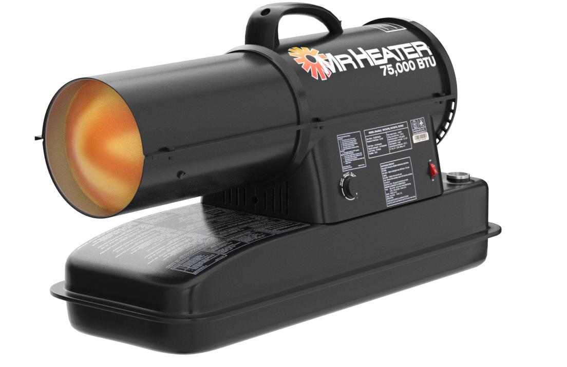 Amazon.com: Mr. Heater MH75KTR Kerosene Heater, Black : Mr. Heater: Home u0026  Kitchen