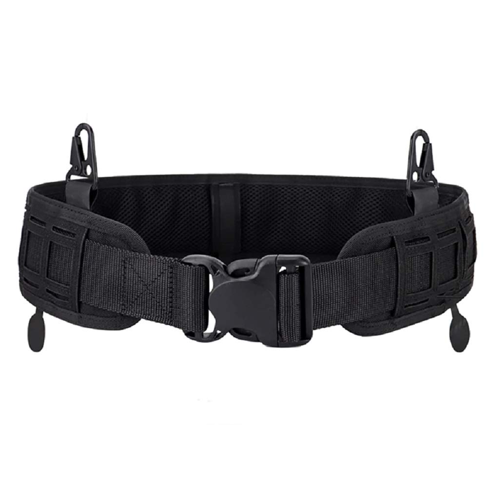 The Mercenary Company Low Profile Laser Cut MOLLE Belt (Black)