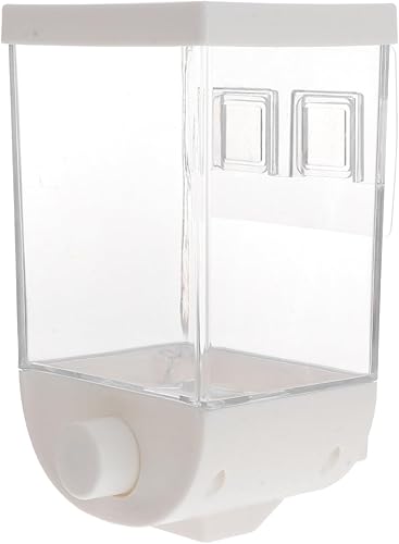 DOITOOL Dispensador de cereales montado en la pared, contenedor de almacenamiento de alimentos de 33.3 onzas con tapa hermética para organizador de