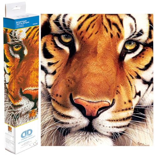 DIAMOND DOTZ Diamond Painting de Animales. Cuadro de Diamantes 5D...