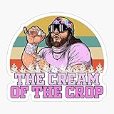 Macho Man Savage Cream of The Crop Full Color Essential Sticker Decal Vinyl - Peel and Stick to Any Smooth Surface