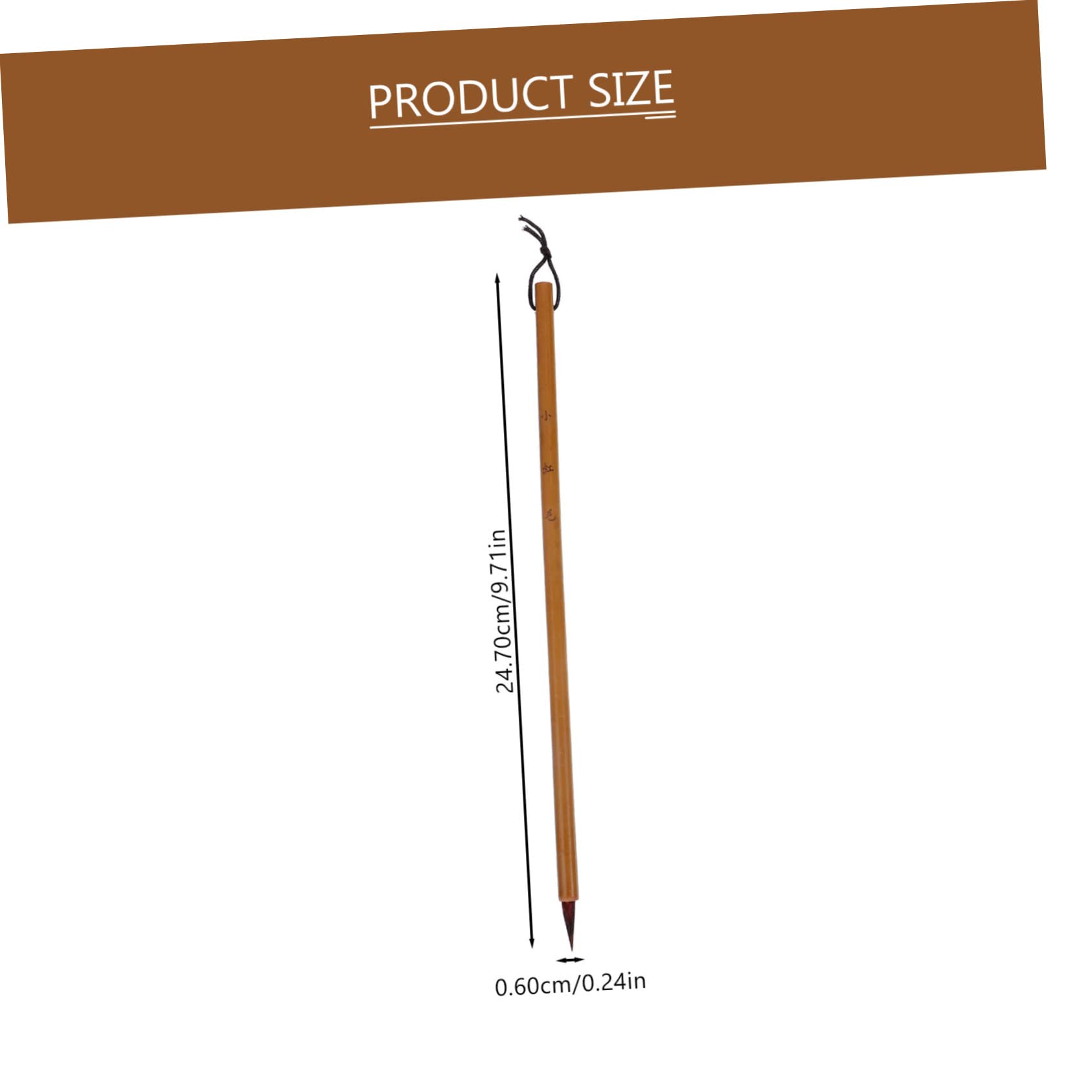 Uonlytech 3Pcs Professional Chinese Calligraphy Brush for Writing Painting and Watercolor Durable Ink Pens for Beginners and Students Fine Workmanship for Artistic Practice