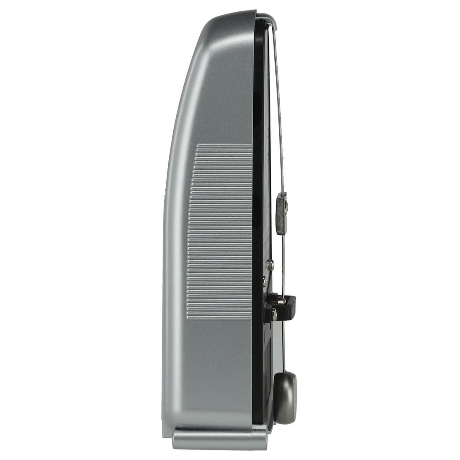 Wittner mechanisches Metronom 838 Taktell Piccolo silberfarben mit keepdrum Mikrofasertuch