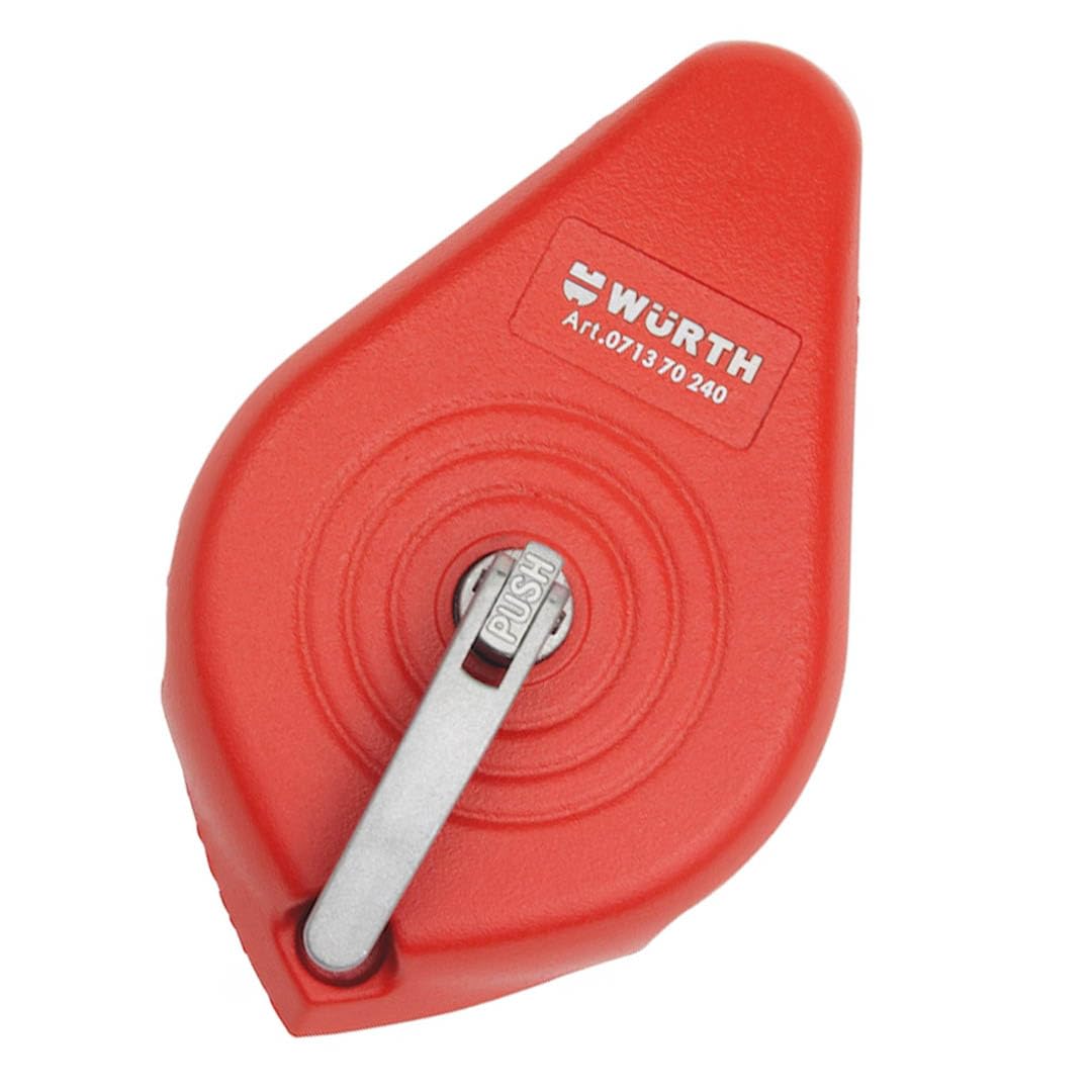 Wuerth Schlagschnurgerät Chalkline 30m, leichtes Magnesiumgehäuse mit Edelstahl Gürtelclip 071370240