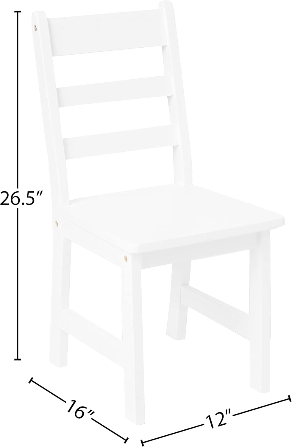 Flash Deals - 60% OFF Lipper International Child's Round Table with Shelf and 2 Chairs, White