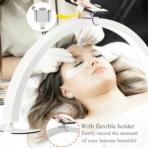Lampe Nail Tech Demi-Lune intensité variable pour table manucure