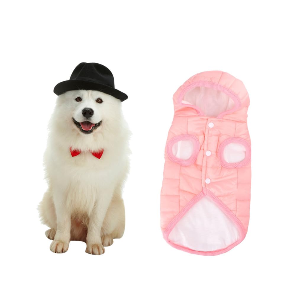 INOOMP 3 Piezas Chaleco De Perro De Invierno Ropa De Cachorro Ropa De Invierno para Perros Chaquetas Calientes Abrigo De Perro Chaqueta Acolchada para Mascotas Chaleco para Mascotas Rosa