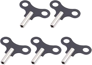 5Pcs Steel Clock Winding Key for 4.4mm Connector, Anti-Scraping Repair Tool