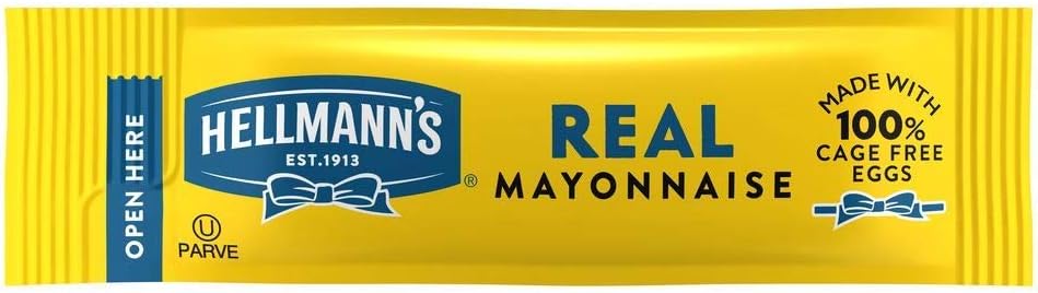 10 pack - Hellmann's REAL-Vraine Mayonnaise, 3/8 oz packets