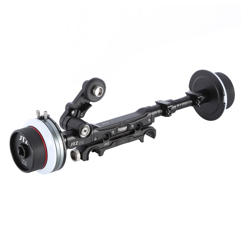 JTZ DP30 Pro Dual 15mm/19mm Follow Focus 15mm/19mm KIT for Sony FS5 FS7 FS700 C300 C500 BMCC A7M2 Bl