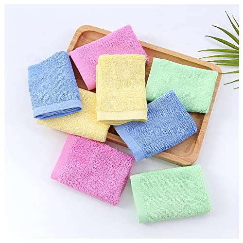 8 Pack Kitchen Towels, Bamboo Fiber Dish Cloths No Detergents Needed Dish Rags Magically Removes Oil & Dirt Without Detergent, Super Absorbent Nonstick Oil Washable Fast Drying 10.4Inch X 10.4Inch #TOP5