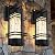 Dusk to Dawn Outdoor Front Porch Light Fixtures Wall Mount,2 Pack Sensor Exterior Lighting Fixtures for House, Waterproof Wall Sconce Lights, Outside Lantern Lamp for Garage, Doorway(Bulb Included)