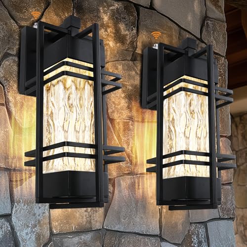 Dusk to Dawn Outdoor Front Porch Light Fixtures Wall Mount,2