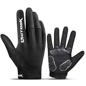 KUTOOK Fietshandschoenen Antislip En Schokabsorberende Gel MTB-handschoenen Met Touchscreen Vingers Voor Fietsen…