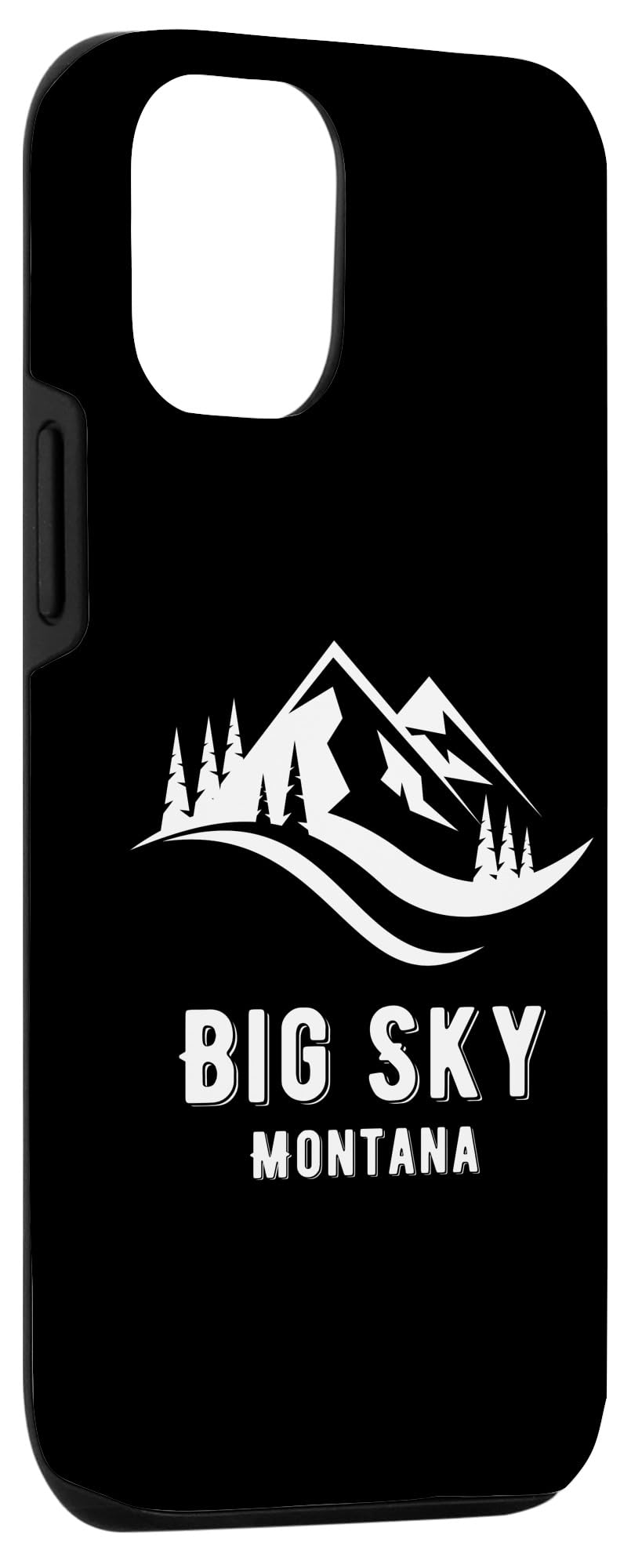 Big Sky Montana Mountains Souvenir Memorabilia Winter Vacay Case for iPhone 14 - Image 3