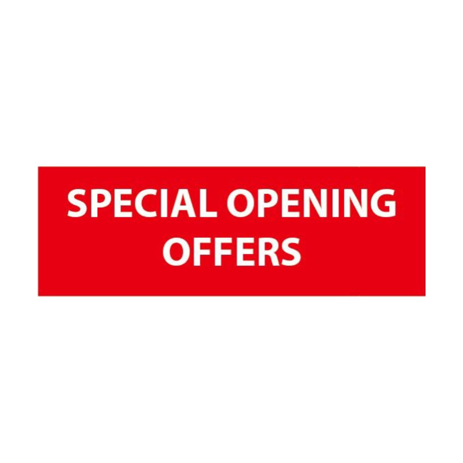 A1 Sale Posters Pack | Eye-Catching Store Display Signs for Retail | Clearance, Discounts, Special Offers, Huge Savings | Bright Colors (1, Special Opening Offers (120cm x 40cm)) — image 1
