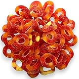 Premium Peach Rings -1.5 lbs Delicious Peach Flavor Soft Sweet Gummy Rings in Resealable Bag, Perfect for Snacks, Parties and Gifts - Tasty Peach Juicy Gummies for Kids and Adults(24 oz)