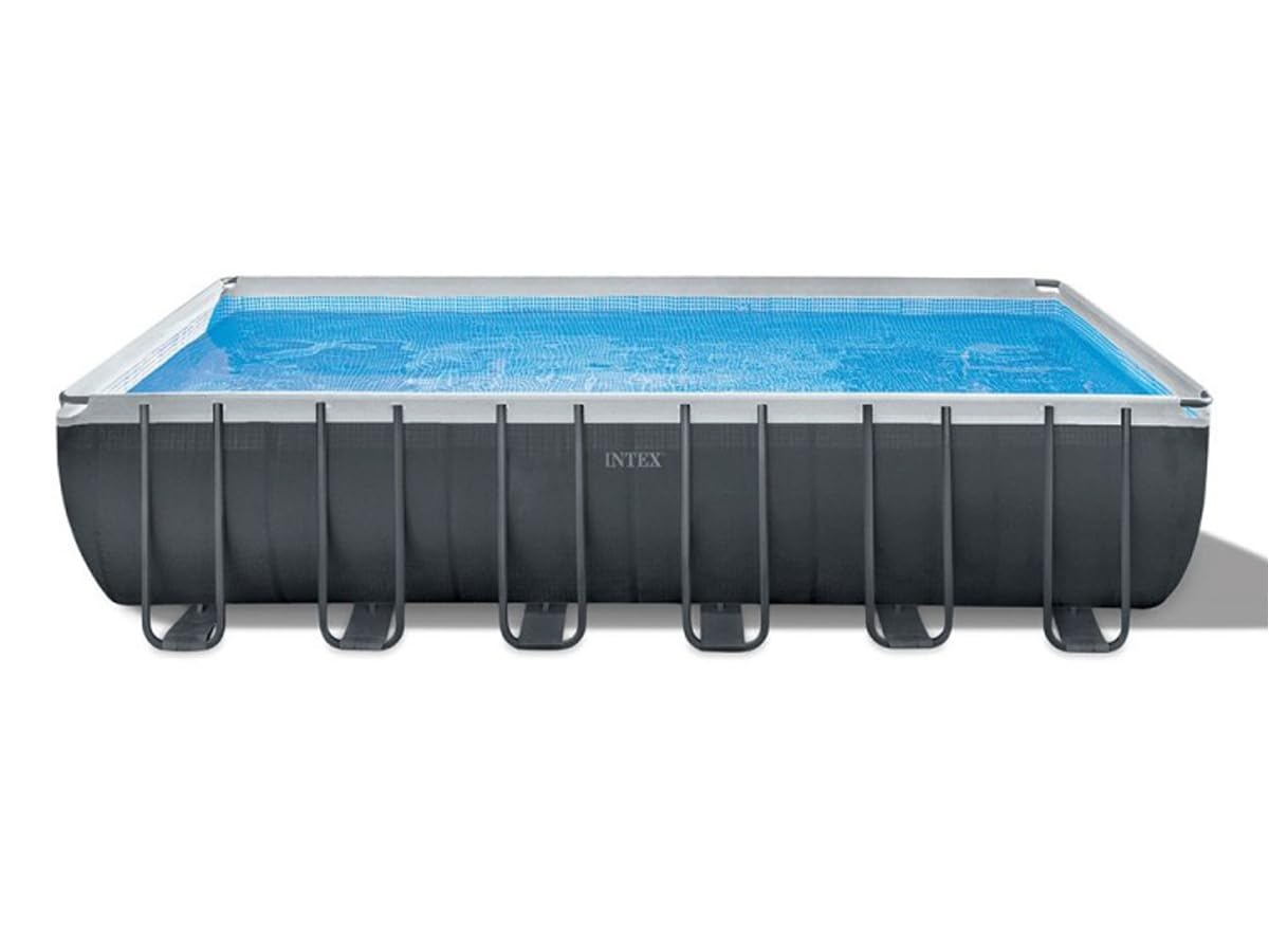 Intex Kit Piscine Ultra XTR rectangulaire Tubulaire - Liner triple épaisseur et montage facile