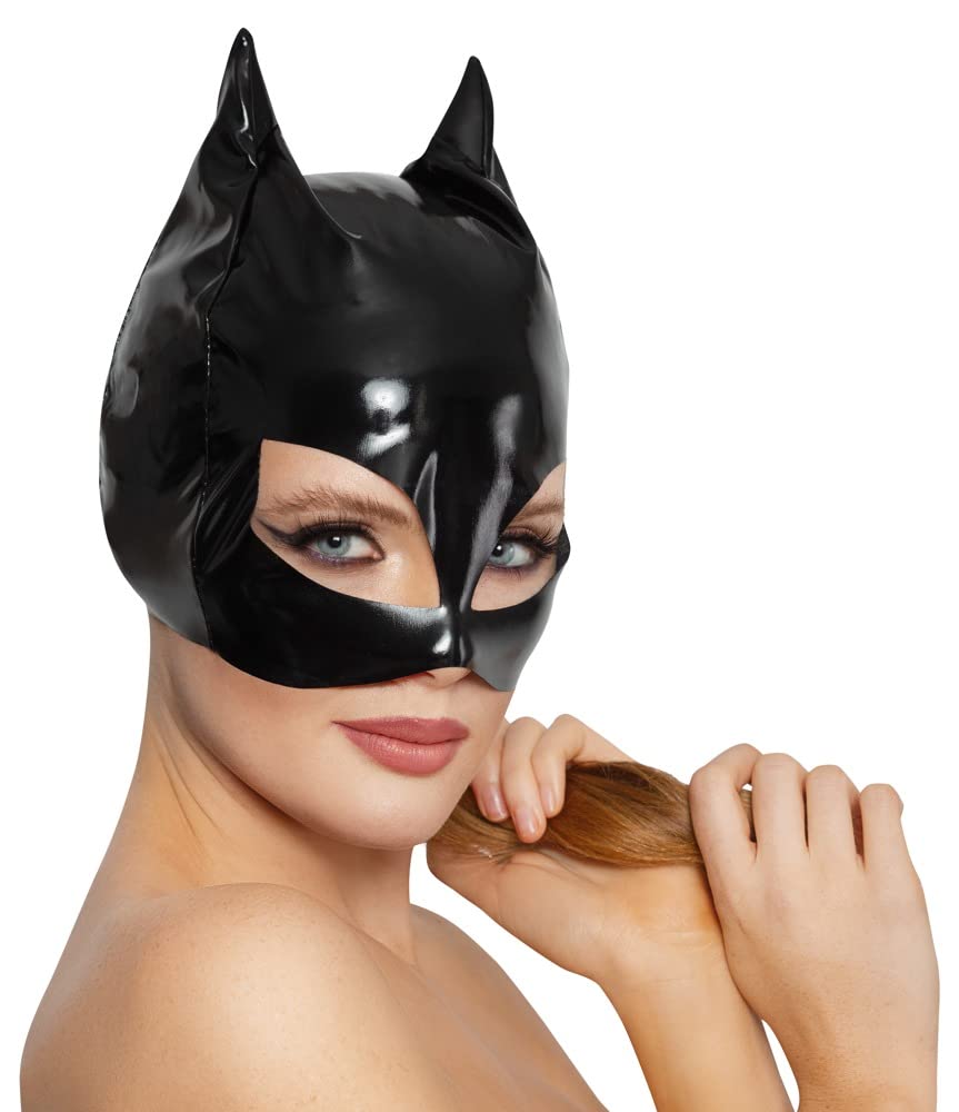 Black Level Maschera per gatti lacca S-L Nero