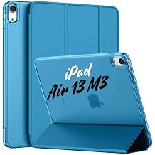 iPad Air 13 2025 M3  ip Uyumlu Standl  Katlanabilir Fuchsia Smart Cover Tablet K l f  Mavi