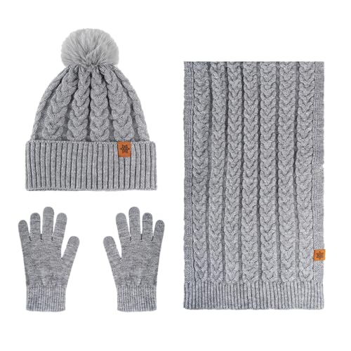 Ensemble bonnet écharpe homme le cadeau d'hiver idéal avec gants et chapeau