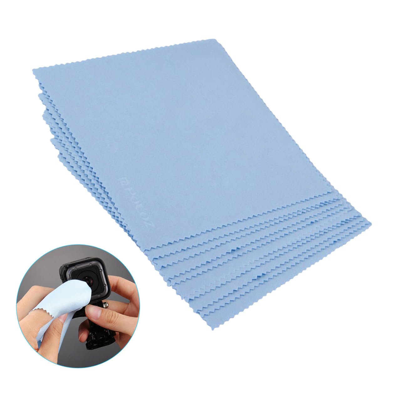 FRCOLOR Lot De 10 Chiffons De Nettoyage En Microfibre Pour Lunettes Réutilisables Pour Écran Dappareil Photo 50 Pièces X 10