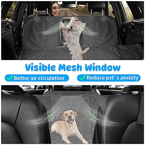 image for URPOWER Dog Car Seat Cover for Back Seat, Waterproof Dog Car Hammock D