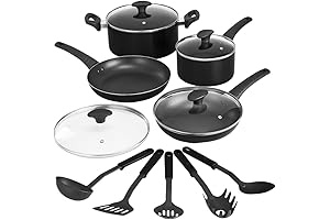 BELLA Non-Stick Pots & Pan Set: A Chef's Dream Come True