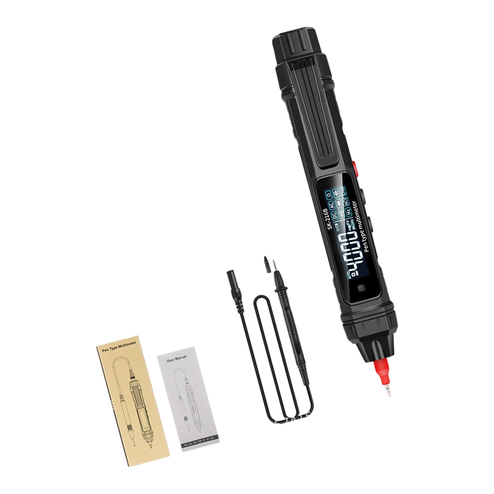 Fromceo Standard Model Intelligent Induction Electrical Tester Multimeter Voltages Detector Suitable For Potential Current Resistance Measuring Electrician Multimeter Tool