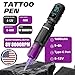 Neebol Tattoo Gun Kit for Beginners – Wireless Tattoo Gun with 1600mAh Battery, Tattoo Pen Machine, 10 Cartridge Needles, Black & Color Ink Set, Complete Tattoo Kit