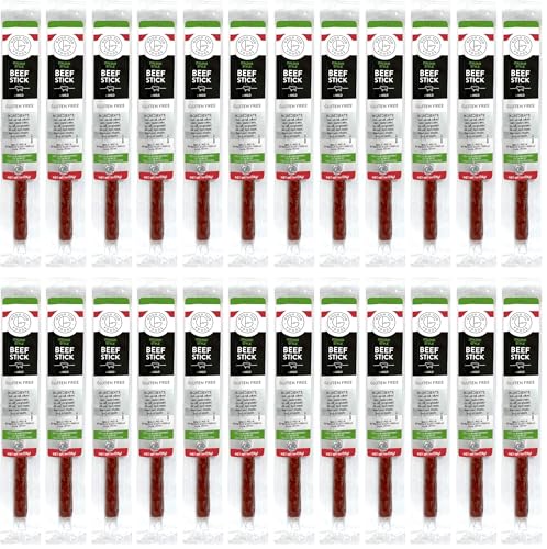 Good Fod Foods Italian Style Meat Sticks – Low FODMAP Snacks for a Healthy Gut, Zero Sugar Jerky Sticks, Keto Friendly, Gluten-Free Beef Sticks 1 Ounce (24 Pack)